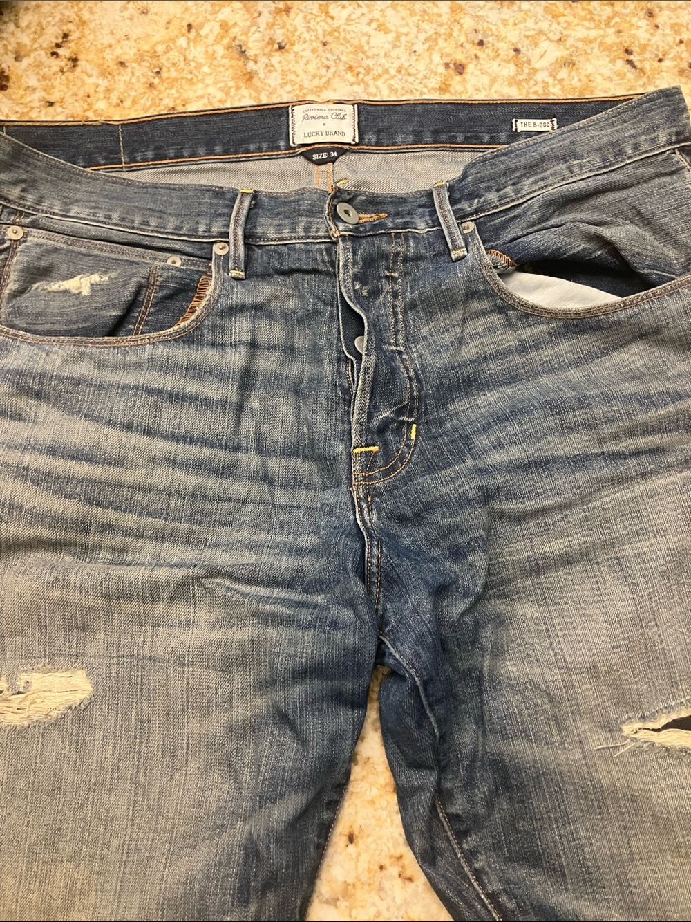Lucky Riviera Club ladies distressed size 14